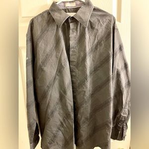 Subtle striped button down